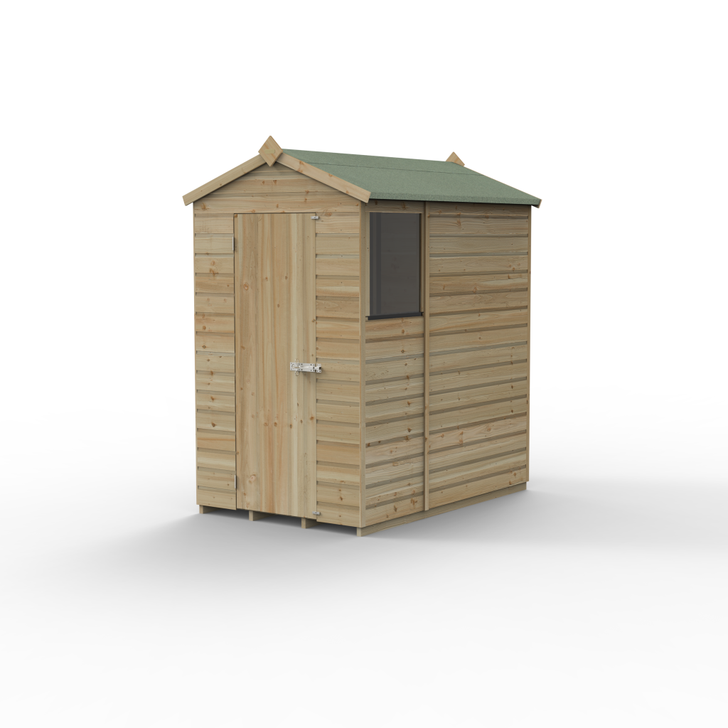 4 x 6 Beckwood Apex Shed with 1 Window - Image 2