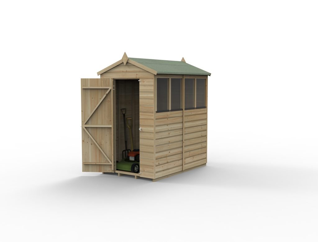 4 x 6 Beckwood Apex Shed with 4 Windows - Image 2