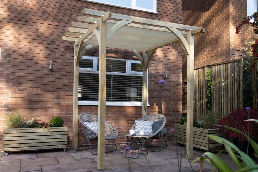 Ultima 2.4 x 2.4m Garden Pergola with Canopy