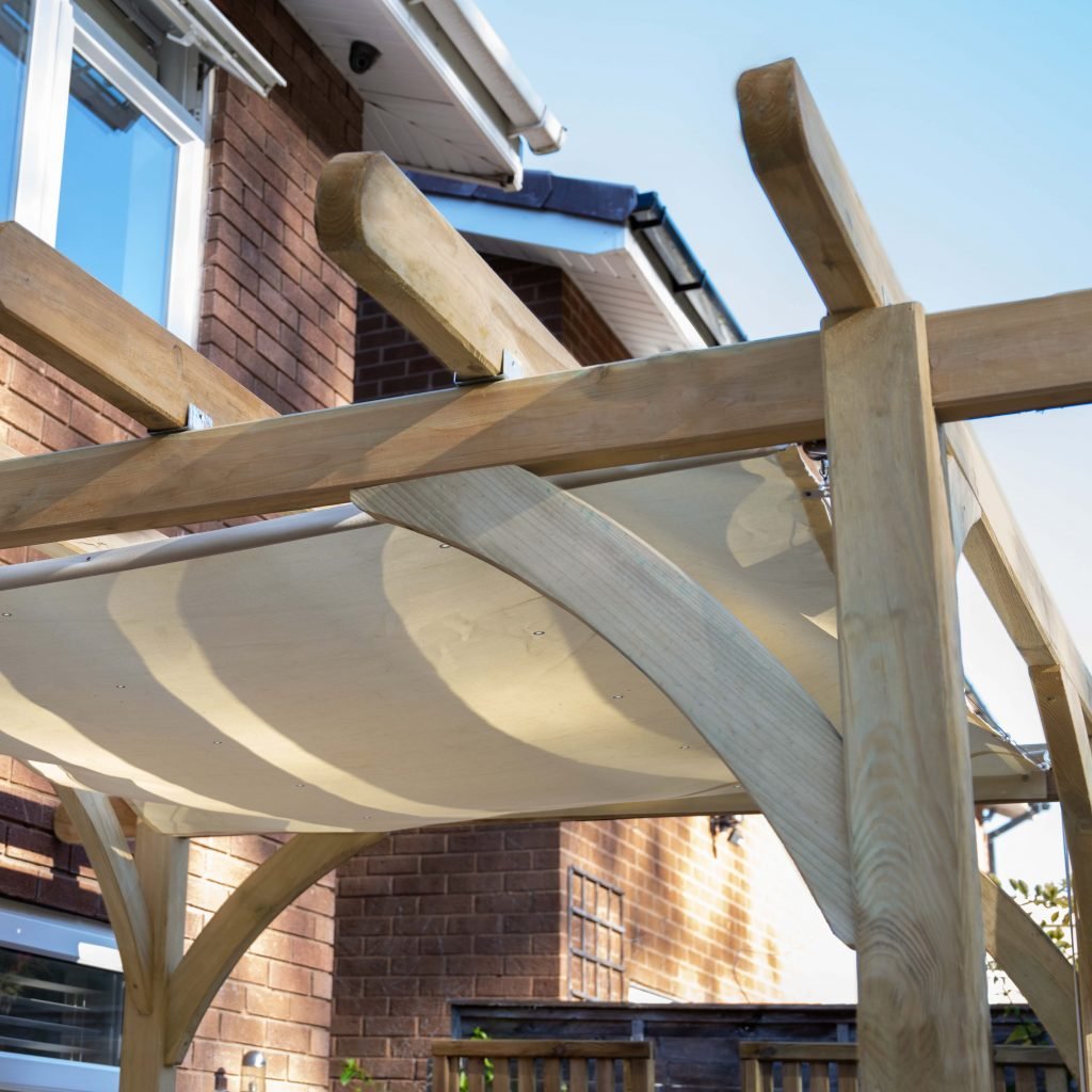 Ultima 2.4 x 2.4m Garden Pergola with Canopy - Image 3