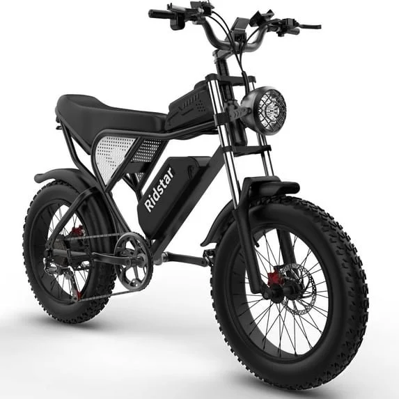 Ridstar Electric Bike for Adults 1500w 33mph,48v 20ah Electrics Bicycle,20″ Fat Tire,7-Speed Mountain Bikes Ul2849 - Image 6
