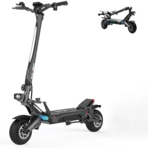 NANROBOT Electric Scooter Adults 50mph Dual Motor Electric Scooter with Suspension 80Miles Range Fast Sports Escooters Folding 10″ Off Road Tires 330LBS Max Loads Complies with UL2272 Certification