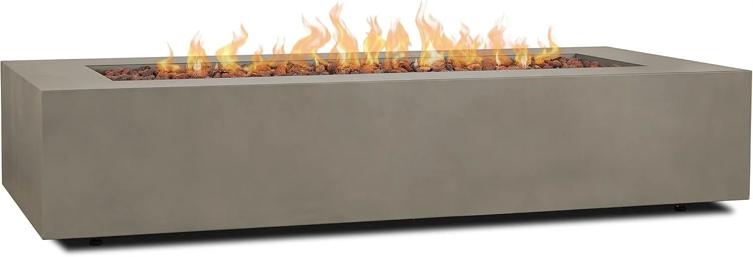 Real Flame Aegean 70″ Rectangles Propane Fire Tables - Image 5