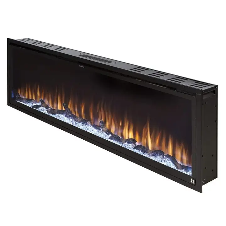 Touchstone Sideline Elite Smart 60″ WiFi-Enabled Recessed Electric Fireplaces.