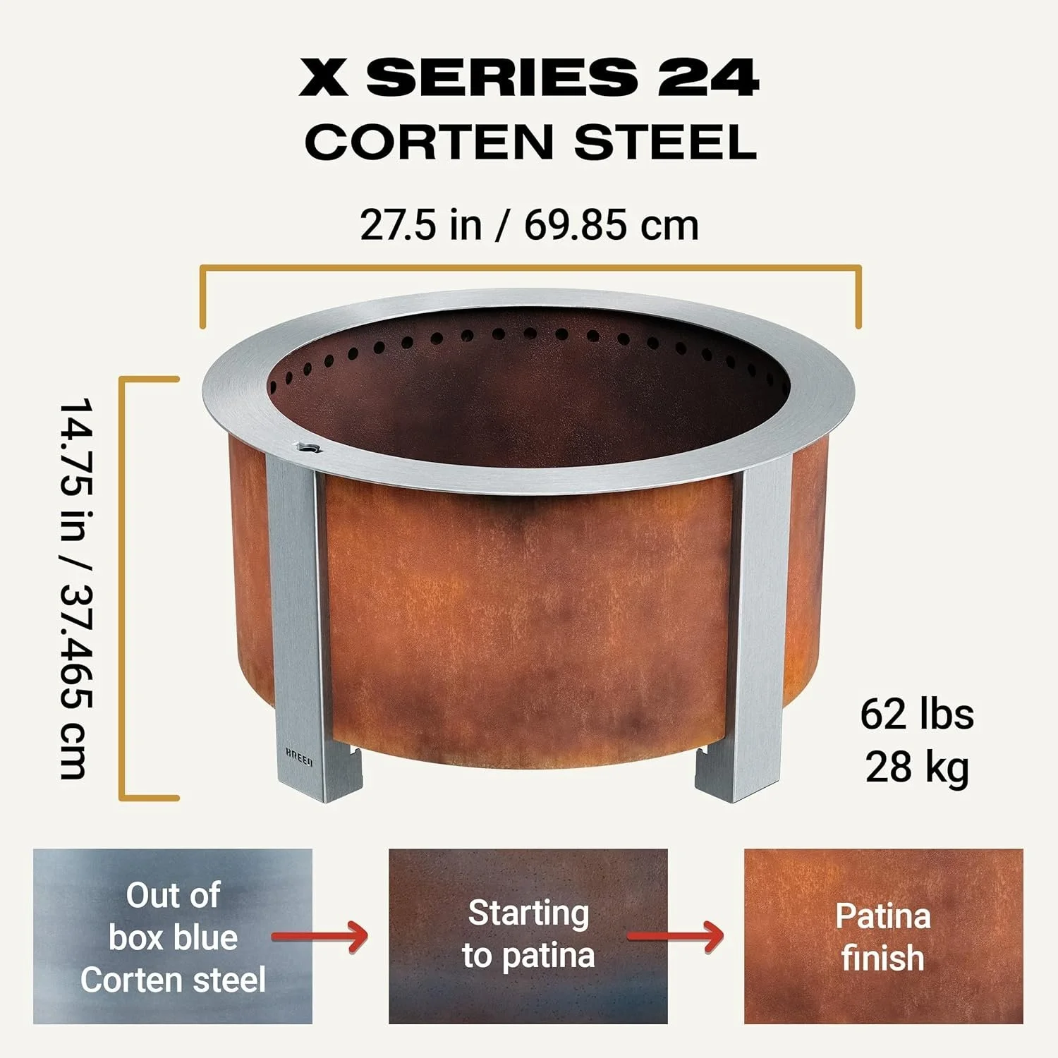 Breeo X Series 24 Smokeless Fire Pits. - Image 5