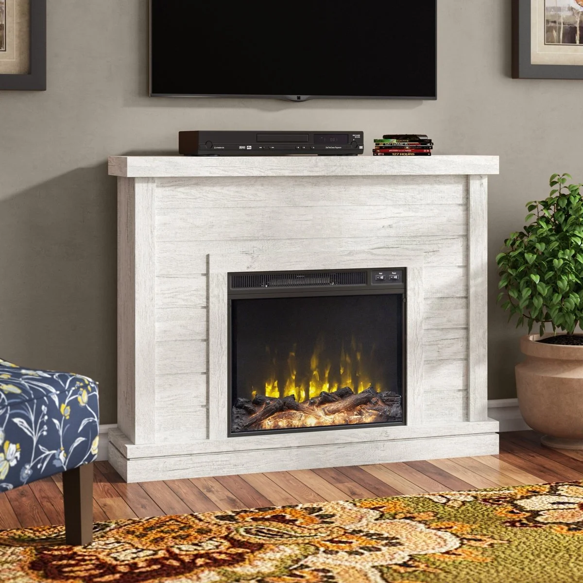 Alaya Wall Mounted Electric Fireplace Sands & Stable Finishs - Image 5