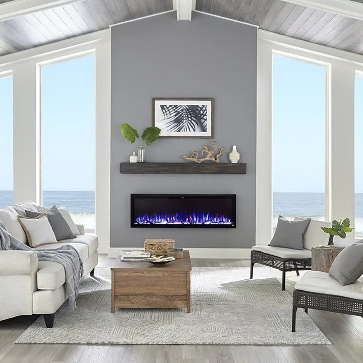 Touchstone Sideline Elite Smart 60″ WiFi-Enabled Recessed Electric Fireplaces. - Image 7