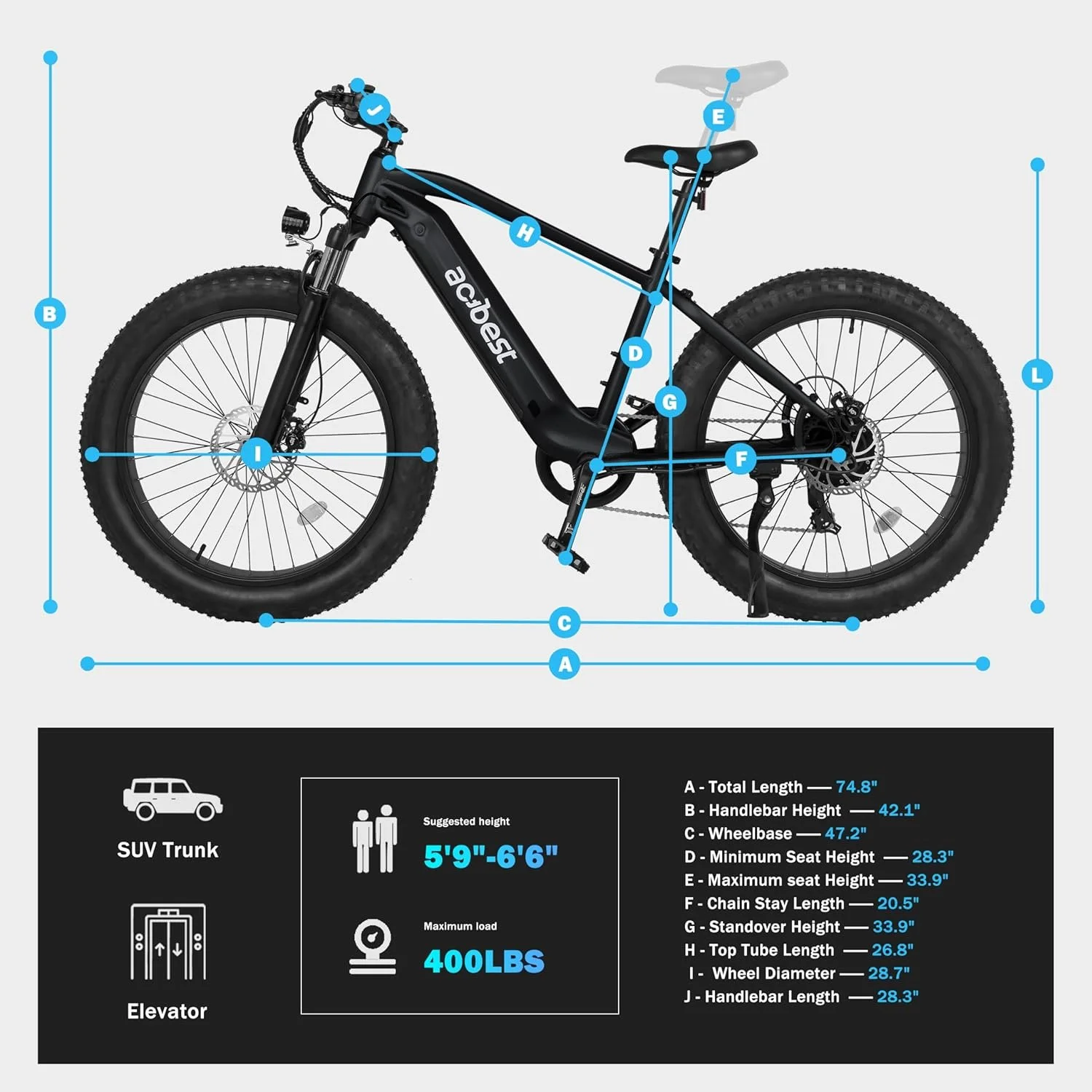 All-Terrain Mountain Ebike 1400W Power & 65mi Ranges. - Image 6