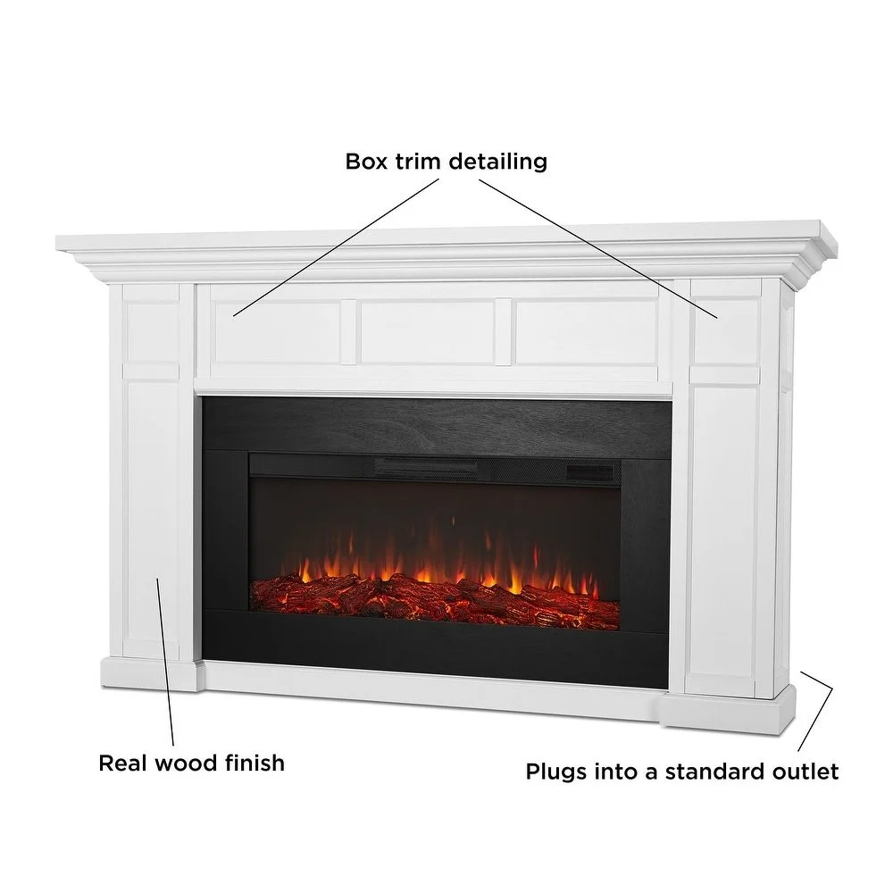Real Flame Alcott 75″ Landscape Electrics Fireplaces - Image 4