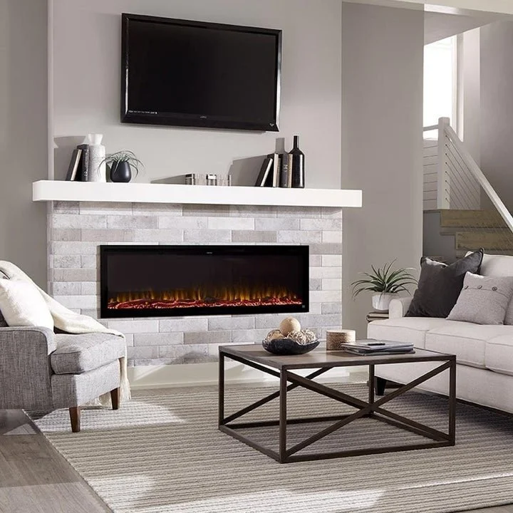 Touchstone Sideline Elite Smart 60″ WiFi-Enabled Recessed Electric Fireplaces. - Image 5