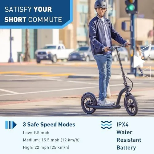 Hiboy MAX Pro Electric Scooter, 46.6 Mi Long Range, 22 MPH Power by 650W MAX Motor, 11” Pneumatic Tires, Split Hub Design, Dual Suspensions, 265lbs MAX Load, Commuting Electric Scooters for Adults - Image 3