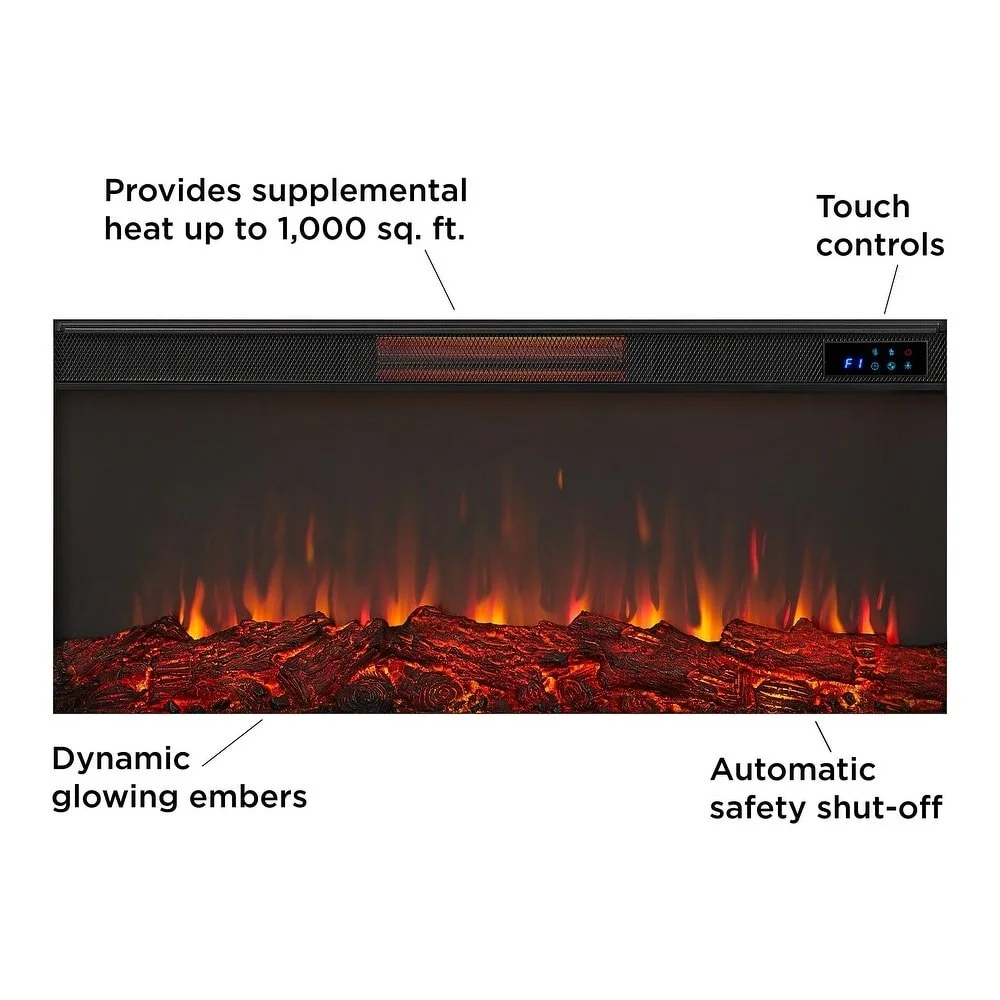 Real Flame Alcott 75″ Landscape Electrics Fireplaces - Image 3