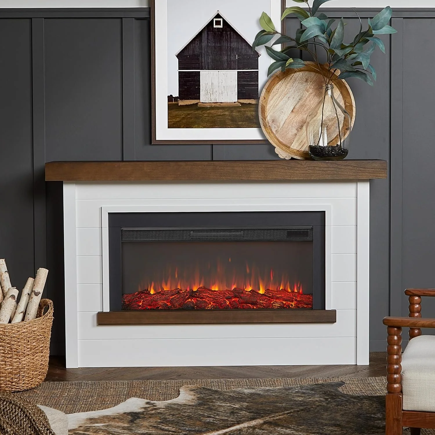 Real Flame Bernice Landscape Electric Fireplaces. - Image 3