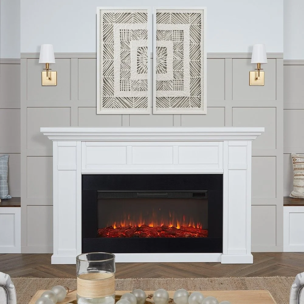 Real Flame Alcott 75″ Landscape Electrics Fireplaces - Image 2