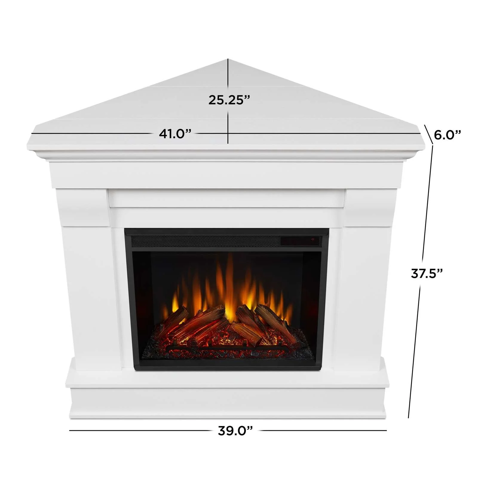 Real Flame Chateau Corner Electrics Fireplace. - Image 4