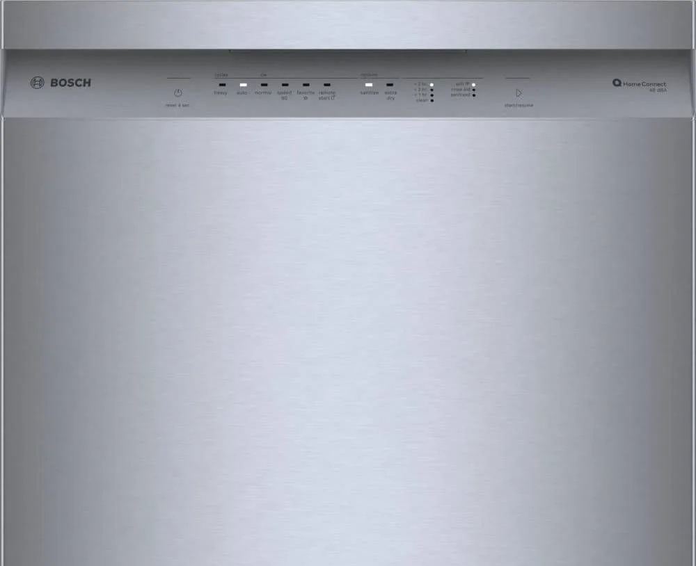 Bosch SHE41CM5N 300 Series 24″ Dishwashers 48 db – Recessed Handle, Stainless Steels - Image 2