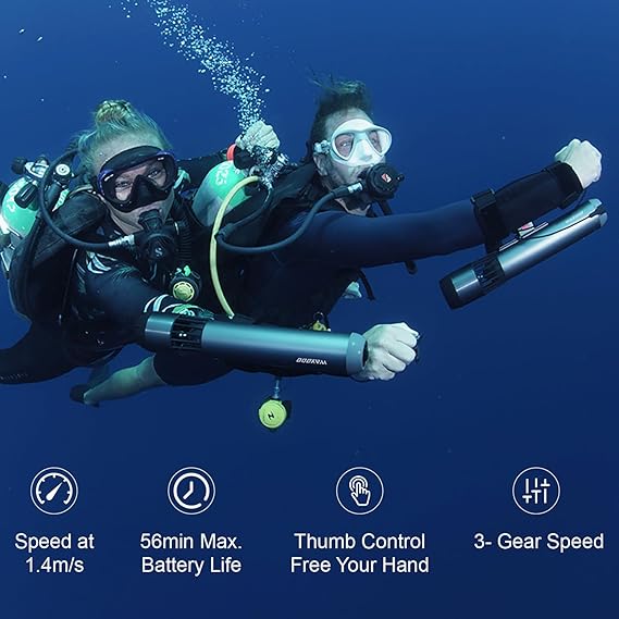 Waydoo Subnado Underwater Scooter – Compact Sea Scooter with Thumb Control for Diving, Snorkeling & Paddle Boarding - Image 3