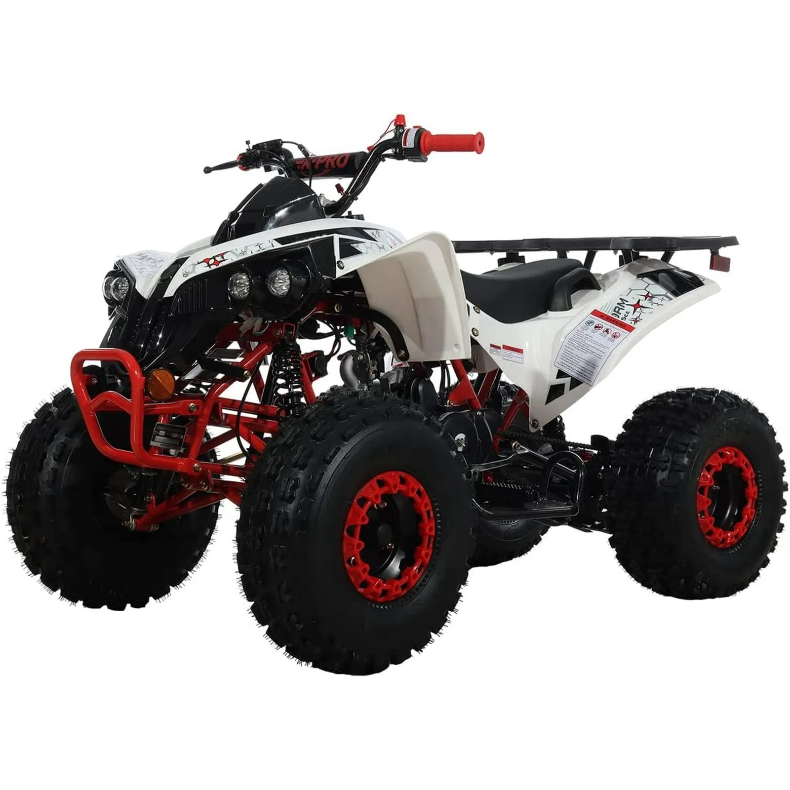 X-Pro 125cc ATV with Reverse Electriic Start Luggage Rack LED Headlight - Image 2