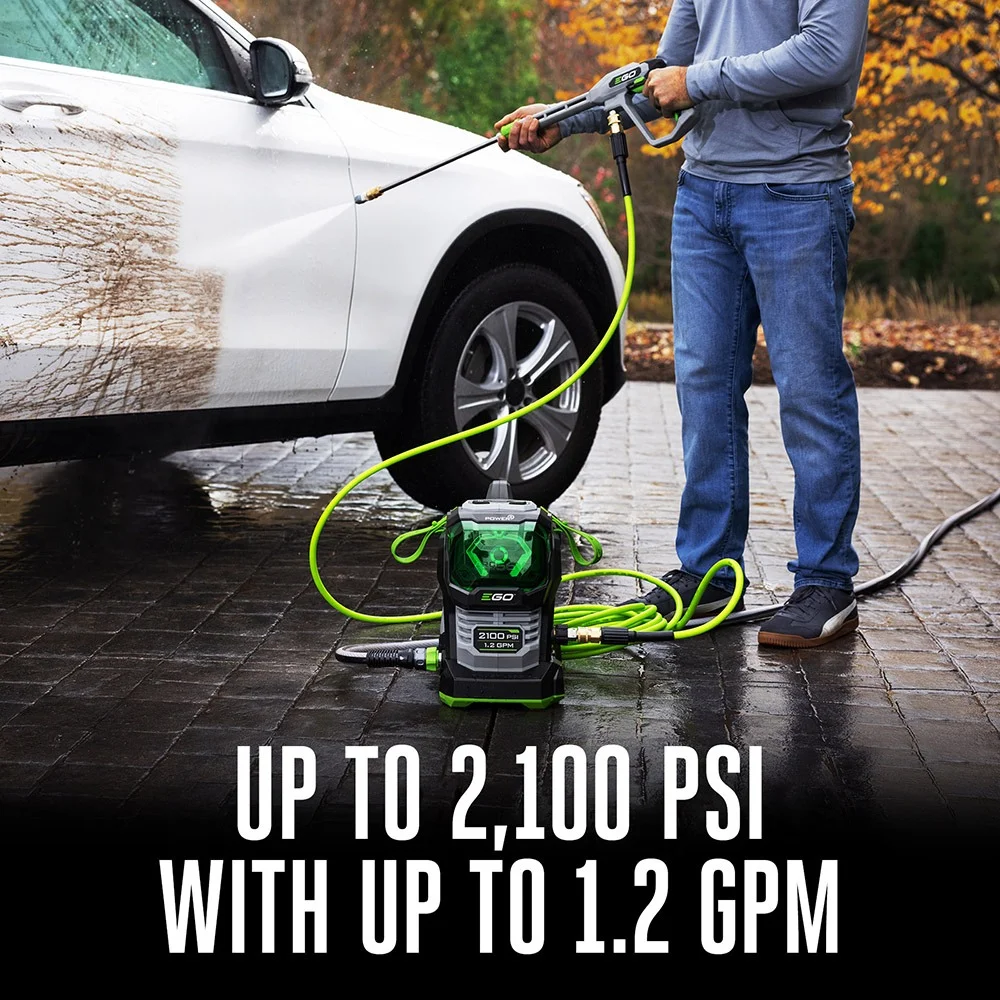 2100 PSI Compact Cordless Pressure Washer - Image 2