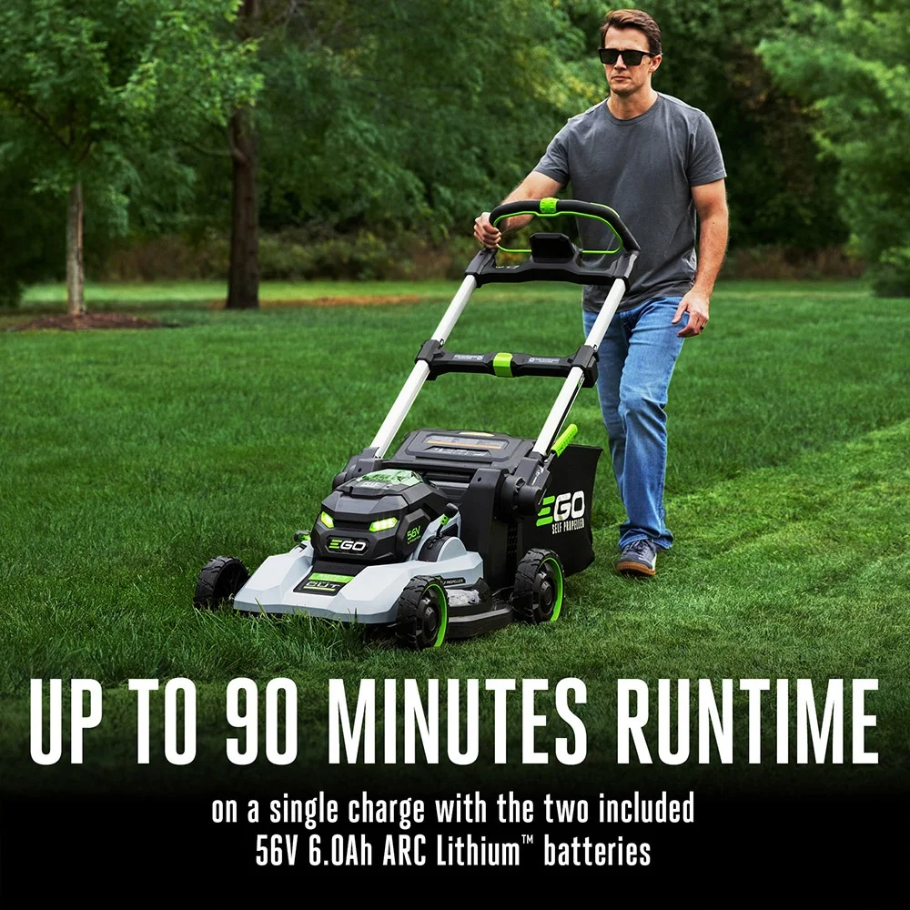 Mower 22" Super Composite Deck Select Cut System with Peak Power Kit (Two 6Ah Batteries) - Image 2