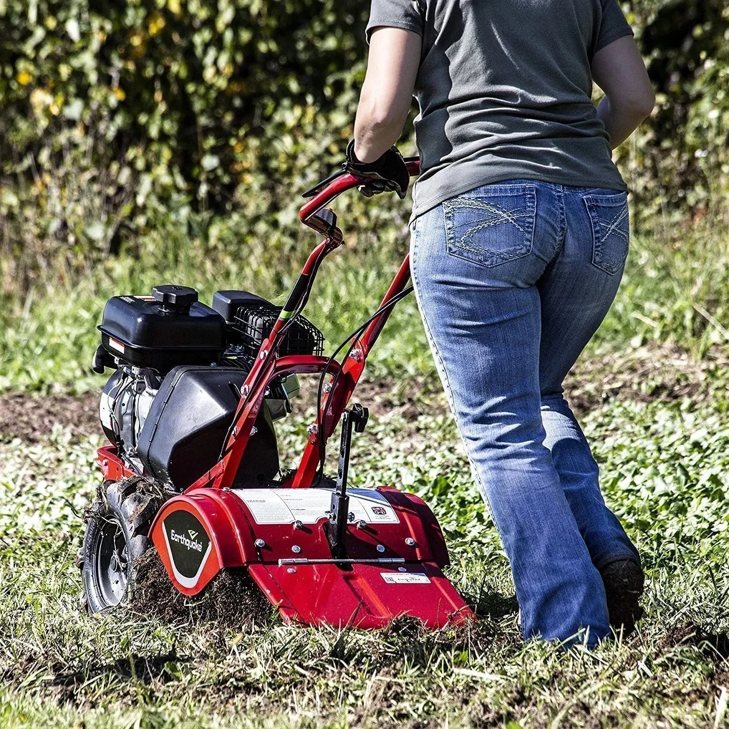 Earthquake 33970 Victor Rear Tine Tiller, Powerful 212cc 4-Cycle Vipe Engine - Image 3