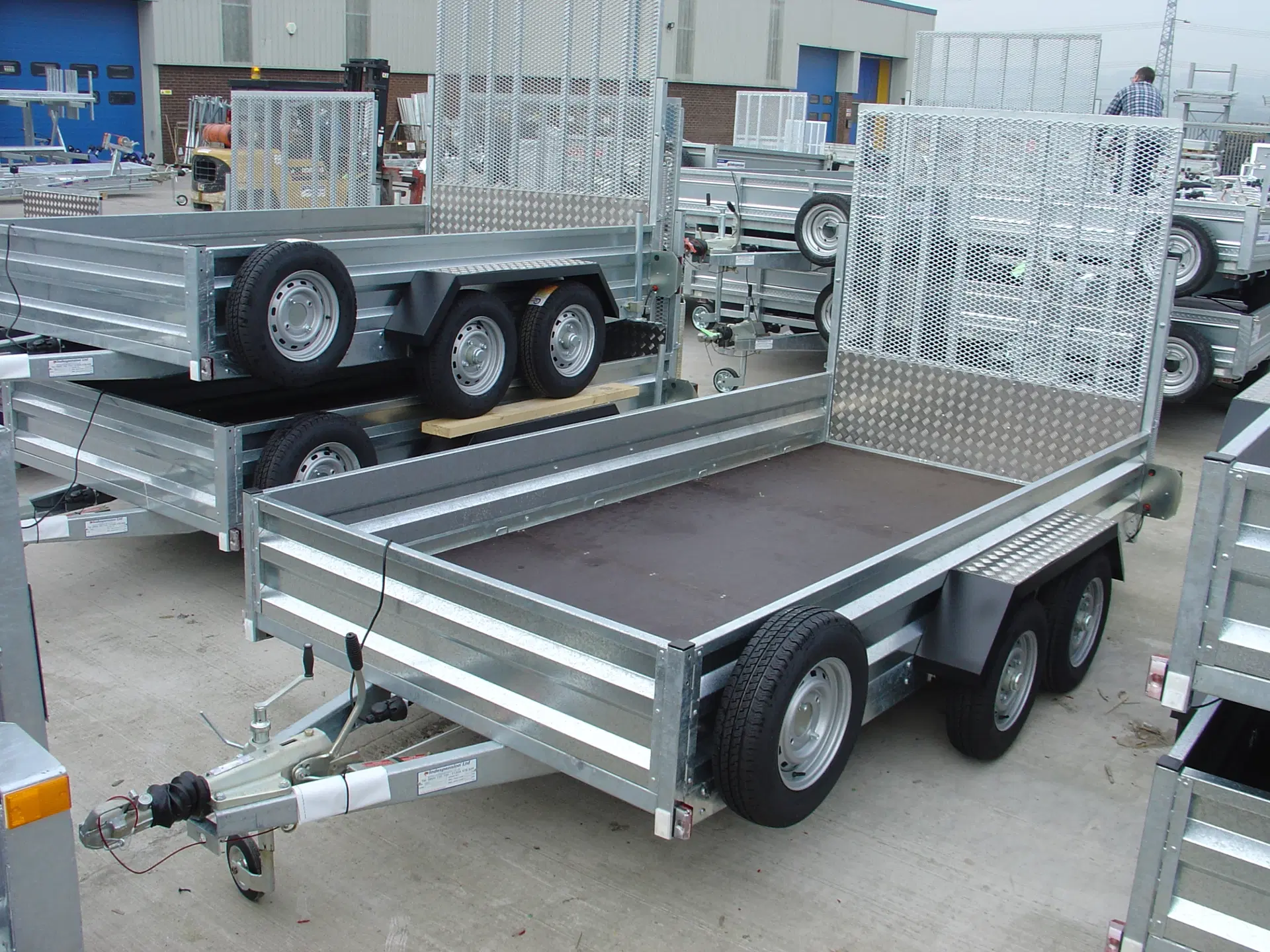 Braked 12' X 6' Twin Axle Trailer