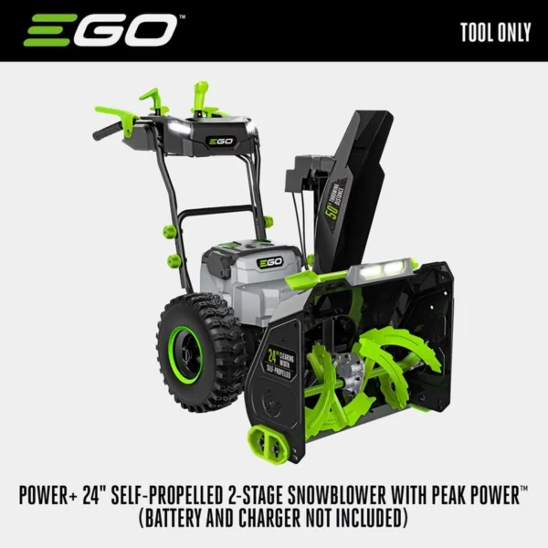 EGO Power+ 24″ Self Propelled 2-Stages Snow Blower SNT2400 - Image 3