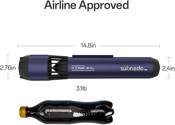 Waydoo Subnado Underwater Scooter Lite – Compact Sea Scooter with Removable Handle for Diving & Snorkeling - Image 4