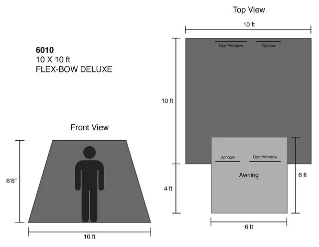 Kodiak Canvas Deluxe Flex-Bow Canvas Tents - Image 3