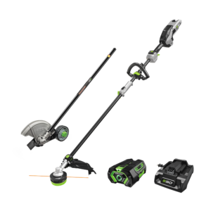 Multi-Head Combo Kit with 16-Inch Carbon Fiber String Trimmer, Carbon Fiber Edger, 56V Power Head, 4.0Ah Battery & 320W Charger