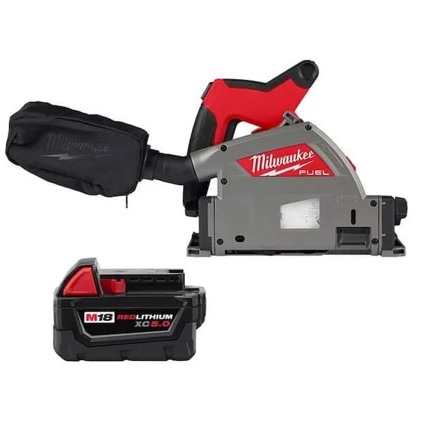 Milwaukee 18V Lith-Ion Cordless Brushless 6-1/2 in. Plunge Cut Track Saws