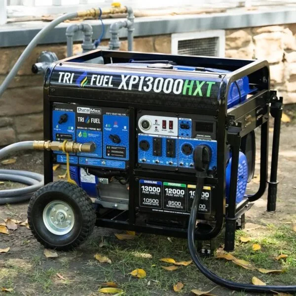 DuroMax XP13000HXT 13,000 Watt Electric Start Tri-Fuel Portable Generator w/ CO Alert - Image 5