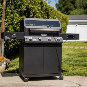 Monument Grills Denali 425 Black Smart Tech Propane Gas Grills